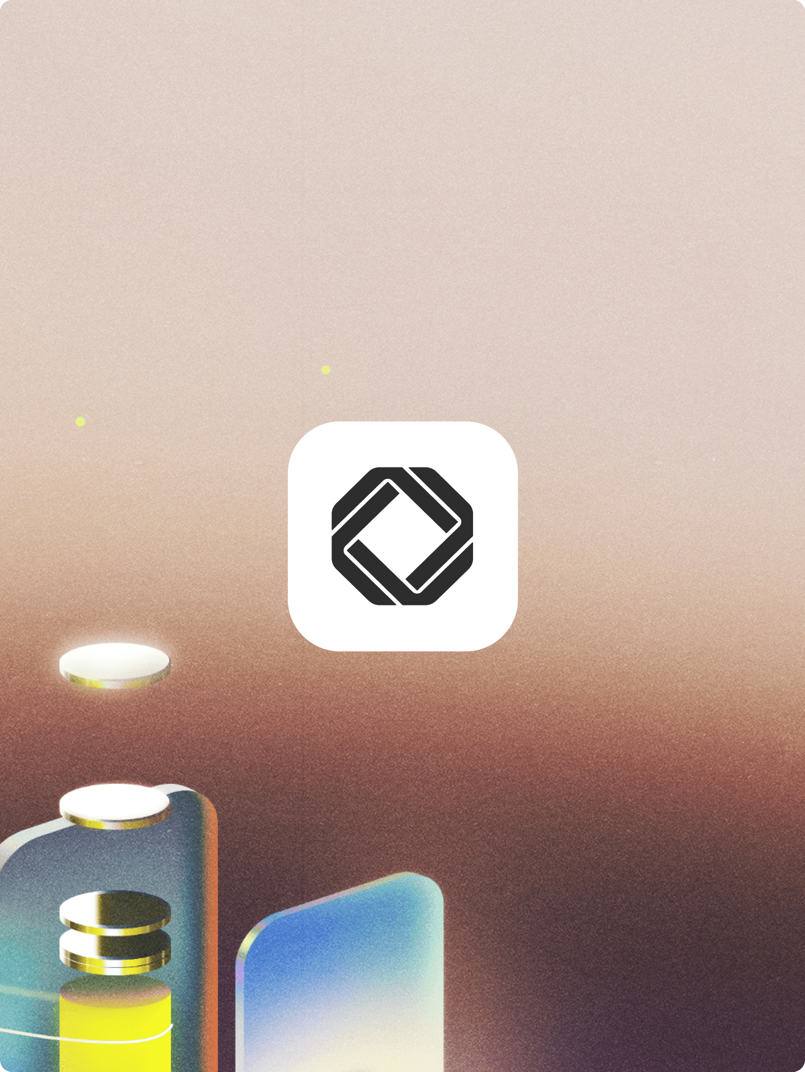 Cointracker logo on top of abstract illustration.